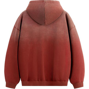 Sudadera con Capucha Rosa Pastel con Efecto Ácido, Unisex, Vintage, Desgastada, Personalizada, Oversize, de Algodón, para Mujer y Hombre - Product Image 5