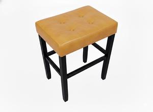 Tabouret de bar moderne en cuir PU sans dossier, tabouret de comptoir rembourré pour cuisine - Product Image 6