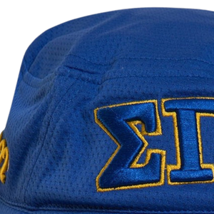 Sombrero de Pescador Flexible Sigma Gamma Rho Azul Rey con Diseño de Letras de la Hermandad Griega, Gorra Casual para Mujer, Personalizada para Universidad, Verano y Actividades al Aire Libre - Product Image 3