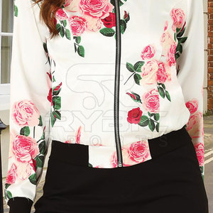 Chaquetas Varsity con Estampado para Mujer, Inspiradas en el Estilo de Vida, de Alta Calidad, Ropa Suave Premium para Looks Urbanos Contemporáneos - Product Image 6
