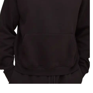 Customized <b>Men</b>’s Wide Boxy Hoodie Raised Neck Hood Front <b>Pouch</b> Pocket Relaxed Urban Pullover Sweatshirt Supplier - Product Image 6