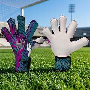 Gants de gardien de but professionnels personnalisés en cuir antidérapants, respirants, à doigts entiers, protection des mains, vêtements de sport unisexes - Product Image 2