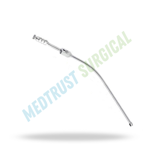 Frazier Suction Tube Angled ENT Surgical <b>Instrument</b> for Precision Fluid Aspiration and <b>Neurosurgery</b> Use - Product Image 3