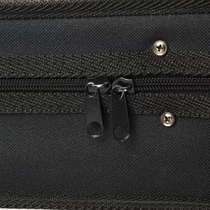 Estuche Portátil y Ligero de Tela Oxford Negra con Forma de Triángulo para Violín con Cierre de Cremallera y Material de Espuma de Plástico PC - Product Image 5