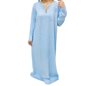 Nueva Colección 2026: Abayas de Lujo Personalizadas para Mujer, con Bordados a Mano, Transpirables, de Alta Calidad y Manga Larga - Product Image 3