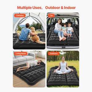 Colchón Inflable Resistente y Portátil para Auto y Camping, con Superficie Aterciopelada y Gruesa, con Bomba de Aire, para Viajes Cómodos en Coche - Product Image 6