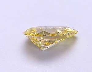 Diamant de laboratoire CVD de 1,11 carat, taille poire, jaune fantaisie, pureté VVS2, polissage excellent, éco-responsable, article de luxe authentique - Product Image 3