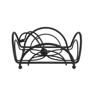 Porte-serviettes et support à mouchoirs en or poli, moderne et luxueux, fait main, pour restaurants, maisons, avions - Product Image 2