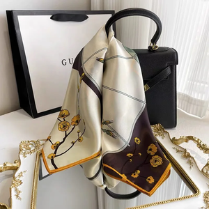 Nouveau Foulard en Soie Carré pour Femme, Foulard de Luxe pour Sac à Main, Foulard de Créateur en Soie 70*70cm - Product Image 3