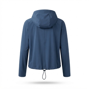 trendy women yoga <b>jacket</b> stylish slim fit stretch activewear full zip fitness running <b>workout</b> sports <b>jacket</b> - Product Image 3