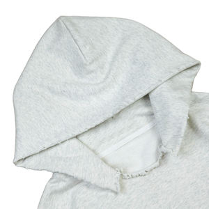 เสื้อฮู้ดดี้โอเวอร์ไซส์ผู้ชาย สีพื้น ย้อมสีแบบ Garment Dyed ผ้าฝ้ายเฟรนช์เทอร์รี่ มีกระเป๋า ดีไซน์สำหรับฤดูใบไม้ร่วง ทรงปกติ - Product Image 6