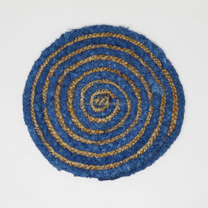 Manteles individuales redondos de yute ecológicos tejidos a mano para mesa de comedor rústica y Decoración de cocina de granja - Product Image 2