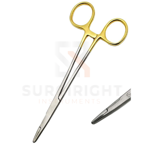 Lot de 2 porte-aiguilles TC Olsen Hegar 6,5 pouces avec lames en carbure de tungstène dentelées, ciseaux en acier inoxydable, ensemble d'instruments chirurgicaux - Product Image 6