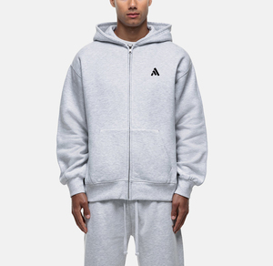 Fabricant et grossiste de sweats à capuche sur mesure, sweats à capuche zippés en molleton de coton 350 g/m² pour hommes, par Antique Fashion - Product Image 1