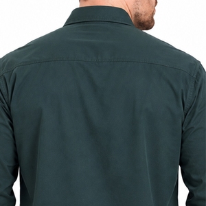 Chemise en jean pour homme, vêtement de travail, de qualité supérieure, durable, confortable, classique, épaisse, avec fermeture boutonnée sur le devant - Product Image 5