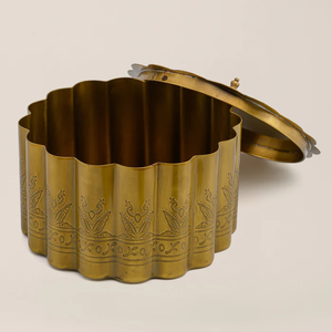 New Minimalist <b>Jar</b> Metal Storage Box With Lid Stylish Home Kitchen Food Storage For Dining Table & Kitchen - Product Image 4