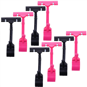 Clip d'affichage en plastique transparent à bas prix, support de panneau, support de prix en PVC pour étiquette d'étagère de supermarché - Product Image 2