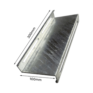 ขายึดแผงโซลาร์เซลล์แบบ Heavy Duty Pat Z ขนาด 250x100x2 มม. ทำจากเหล็กโครงสร้าง - Product Image 4