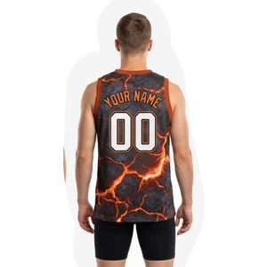 Conjunto de Dos Piezas para Equipo de Baloncesto, Camiseta sin Mangas con Cuello en V y Estampado Gráfico, Nombres y Números de Jugadores, 100% Poliéster - Product Image 2