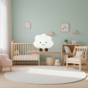 Decorazione a Forma di Nuvola Ilan 11cm in Peluche per Arredamento Casa - Product Image 2