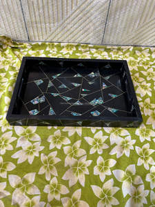 ถาดเสิร์ฟหอยมุกสำหรับช็อคโกแลตและขนมหวานทำด้วยมือสไตล์อาหรับหรูหราระดับราชวงศ์ - Product Image 6