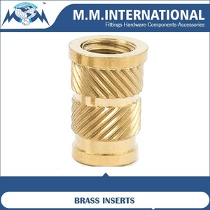 Inserts filetés en laiton de haute qualité pour bois et composites, pressés à froid, tailles M2 M3 M4 M5 M6 M8 M10 - Product Image 5
