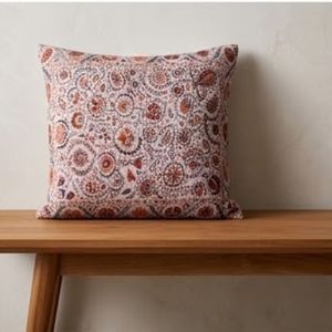 Bohemian Floral Embroidered Square <b>Throw</b> <b>Pillow</b> Cover Removable Washable Textile Decorative Cushion For Bulk Supply - Product Image 4