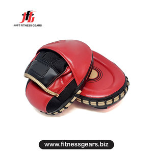 <b>Focus</b> <b>Pad</b> Training Punching Mitts White Orange PU Velcro Closure Breathable Martial Arts Sparring Gear - Product Image 2