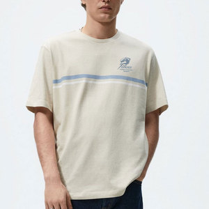 เสื้อยืดโอเวอร์ไซส์ผู้ชายสไตล์สมาร์ทแคชชวล ใส่สบาย เหมาะสำหรับใส่ทำงาน พักผ่อน และแต่งตัวในชีวิตประจำวัน - Product Image 1