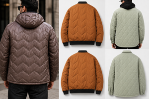 Custom logo Winter 90 <b>White</b> Duck Down Men's <b>Jackets</b> Green Brown Luxury Brand Puffer <b>Jacket</b> - Product Image 3