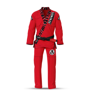 Kimono de Jiu Jitsu Venomous Fight Gear, Rojo, 100% Algodón, Unisex, para Adultos, Uniforme de Jiu Jitsu con Impresión por Transferencia de Calor, Duradero - Product Image 2