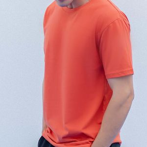 T-shirts surdimensionnés personnalisés pour hommes en mélange polyester/coton |   Fabricant OEM ODM de vêtements d'été de haute qualité - Product Image 4
