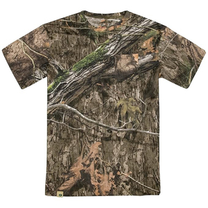 RealTree Men's Adult <b>Camouflage</b> Short Sleeve Waterproof Hunting <b>Shirt</b> Summer Outdoor Breathable Polyester T-<b>Shirt</b> - Product Image 3