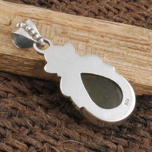 Pendentif en quartz citron naturel, argent sterling 925, collier artisanal en pierre précieuse jaune, bijoux pour femmes, vente en gros - Product Image 6