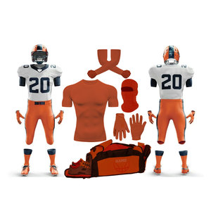 Paquete Completo de Uniforme de Fútbol Americano, Uniforme de Fútbol Americano Personalizado para Equipo, Paquete de Jersey + Pantalones, Kits de Fútbol Americano - Product Image 1