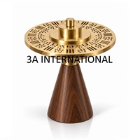 Brûleur d'encens de luxe en acier inoxydable, diffuseur aromatique, utilisation toute saison, finition argentée, brûleur de bureau
