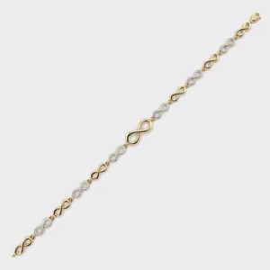 Moissanite Diamond <b>Bracelet</b> for Women and Men, Mix Cut Diamond <b>Bracelet</b> For Wedding, Yellow Gold moissanite <b>Bracelet</b> - Product Image 3