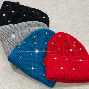 Gorro Deportivo Unisex Glory, Tejido Grueso, Bordado 3D, Estilo Y2K, Color Naranja Neón, Rosa Intenso, Blanco, con Pedrería, Impermeable, Casual, para Invierno - Product Image 5