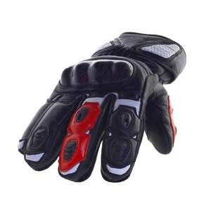 Gants de moto en cuir à doigts entiers au design unique, unisexes, coupe-vent, imperméables, pour le motocross, best-sellers - Product Image 5