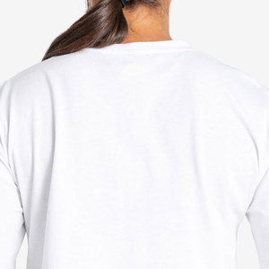 Short Sleeve Crew Neck Design <b>Crop</b> T-Shirt Activewear Sports <b>Top</b> Blank Custom Logo Factory Sale Quick Dry Loose T-Shirt - Product Image 4