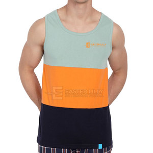 Men's Basic Sleeveless Cotton Tank <b>Top</b> Comfortable Lightweight Summer Gym Workout Casual Vest Wholesale Supplier - Product Image 3
