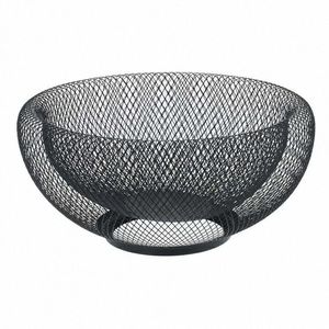 Modern Stainless Steel Wire Fruit <b>Basket</b> Round Metal Storage Bowl for Kitchen Dining <b>Table</b> Countertop Organizer - Product Image 4