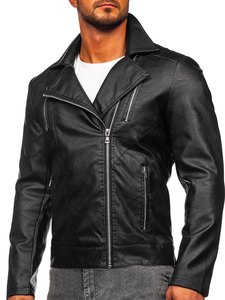 Nueva Chaqueta de Invierno Acolchada de Cuero Genuino 100% Original para Hombre, Elegante y de Alta Calidad - Product Image 3