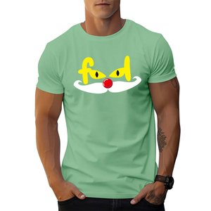 Camisetas de Cuello Redondo para Hombre, Corte Regular, 100% Algodón Grueso (220g), Impresión de Logotipo Personalizado en la Parte Delantera, Antiarrugas, Secado Rápido, Transpirables - Product Image 4