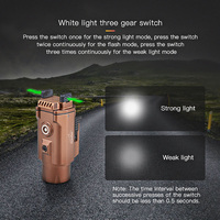 Lampe torche OCSHARK GL15pro haute luminosité 1500 lumens, laser vert LED combiné, charge magnétique, lumière blanche pour le sport nocturne