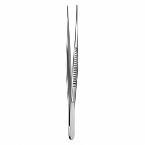 Pinzas de DeBAKEY para Extracción de Tejidos con Mango Plano, Mandíbulas de DeBAKEY con Inserciones de Carburo de Tungsteno, Ancho de Punta 1.5mm o 2mm, ZETOMEDPRO - Product Image 1