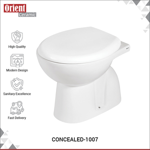 Exportateur en gros vendant des articles sanitaires en céramique blanche de qualité supérieure, fabriqués sur mesure, couleur blanche, pour usage domestique et hôtelier, WC - Product Image 2