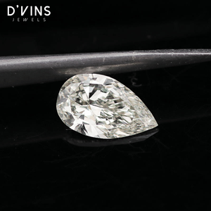 Diamant synthétique de haute qualité D'vins Jewels, couleur D, 3 carats, taille poire, pour la fabrication de bijoux - Product Image 4