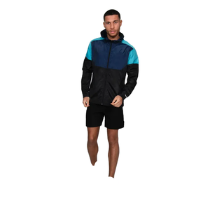 Ensemble coupe-vent en nylon respirant imprimé pour homme, haute personnalisation, plusieurs couleurs, fermeture éclair intégrale, streetwear, prix de gros - Product Image 1
