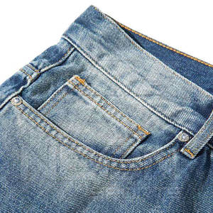 บริการ OEM ขายส่ง กางเกงยีนส์ขาสั้นผู้ชายแบบกำหนดเอง สินค้ามาใหม่ รับผลิตแบรนด์ส่วนตัว บริการ OEM สำหรับกางเกงยีนส์ขาสั้นผู้ชาย - Product Image 3